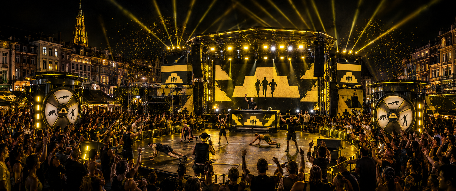 Mud Masters City Battle concept-impressie